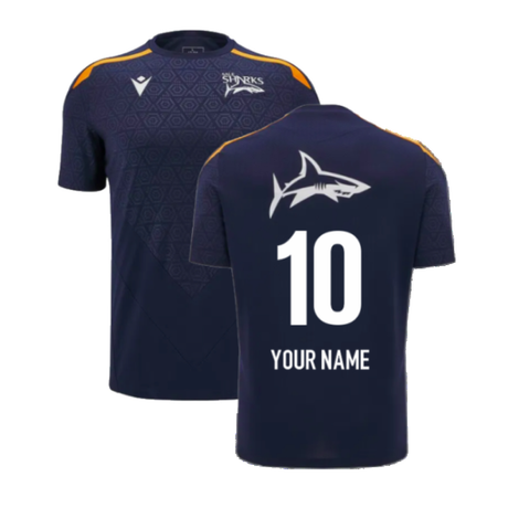 2024-2025 Sale Sharks Training Tee (Navy) (Your Name)_2