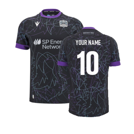2024-2025 Glasgow Warriors Rugby Training Jersey (Your Name)_2