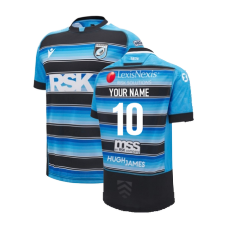2024-2025 Cardiff Blues Home Rugby Replica Shirt (Kids) (Your Name)_2