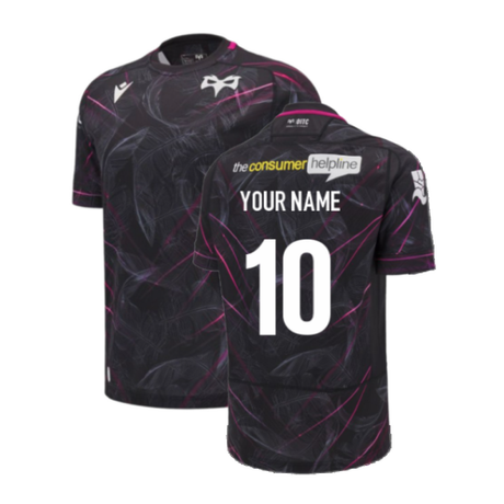2024-2025 Ospreys Rugby Home Replica Shirt (Your Name)_2