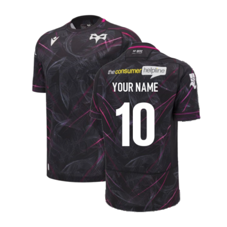 2024-2025 Ospreys Rugby Home Shirt (Kids) (Your Name)_2