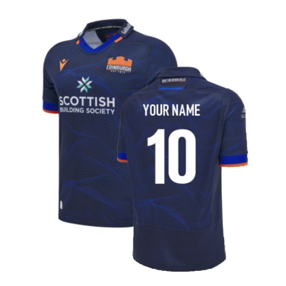 2024-2025 Edinburgh Rugby Home Shirt (Kids) (Your Name)_2