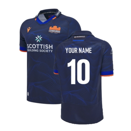 2024-2025 Edinburgh Rugby Home Shirt (Kids) (Your Name)_2