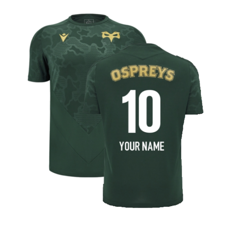 2024-2025 Ospreys Poly Training Shirt (Green) (Your Name)_2