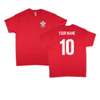 Wales Rugby Classic Printed T-Shirt (Red) (Your Name)_2