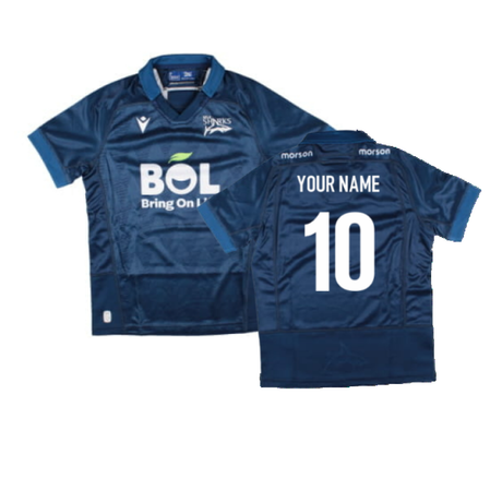 2024-2025 Sale Sharks Home Rugby Shirt (Womens) (Your Name)_2
