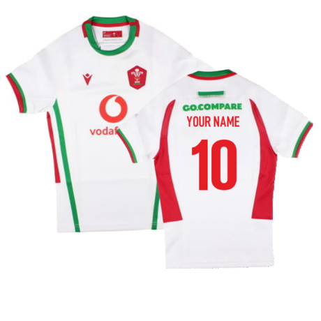 2024-2025 Wales Rugby WRU Away Slim Fit Shirt (Womens) (Your Name)_2