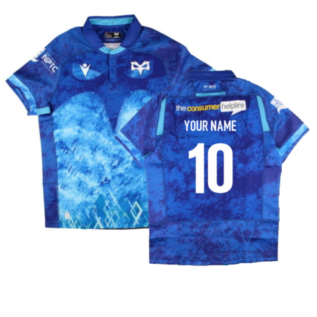 2024-2025 Ospreys Rugby Euro Slim Fit Shirt (Your Name)_2
