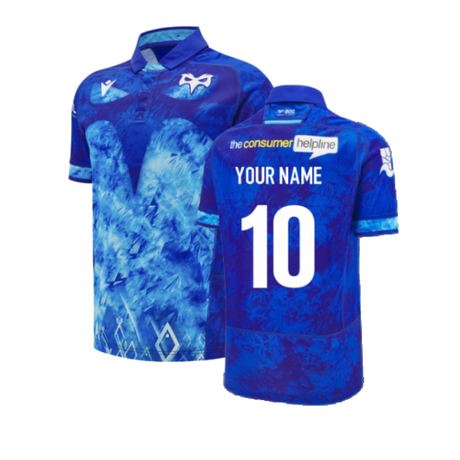 2024-2025 Ospreys Rugby Euro Replica Shirt (Your Name)_2