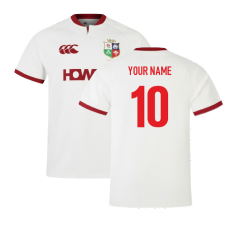 2024-2025 British and Irish Lions Replica Training Jersey (Cream) (Your Name)_2