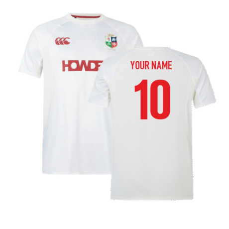 2024-2025 British and Irish Lions Superlight Tee (Cream) (Your Name)_2