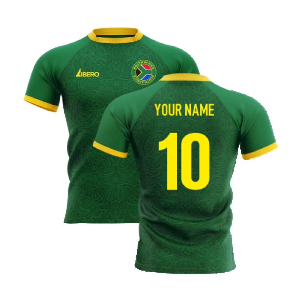 2024-2025 Springboks South Africa Home Rugby Shirt Womens (Your Name)_2