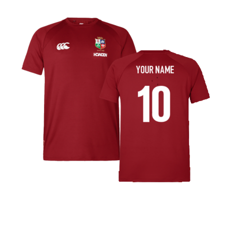 2025 British & Irish Lions Everest Tee (Red) (Your Name)_2