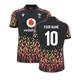 2025-2026 Wales WRU Rugby Training Jersey (Black) (Your Name)_2