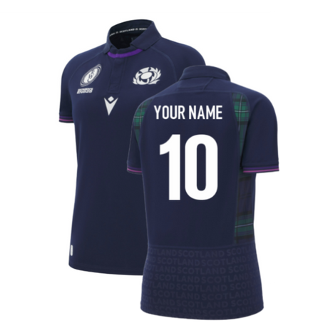 2025-2026 Scotland Home WRWC Poly Rugby Shirt (Womens) (Your Name)_2