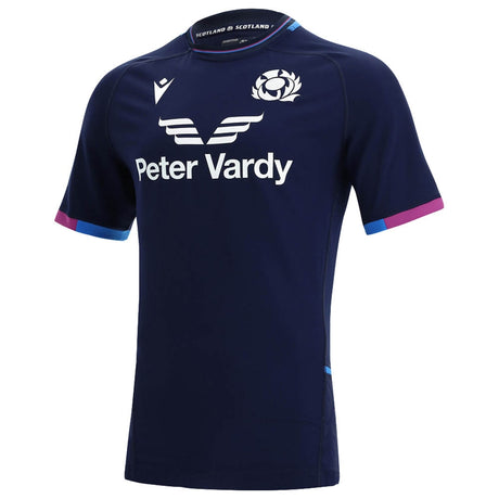 2021-2022 Scotland Home Pro Body Fit Rugby Shirt (Your Name)_2