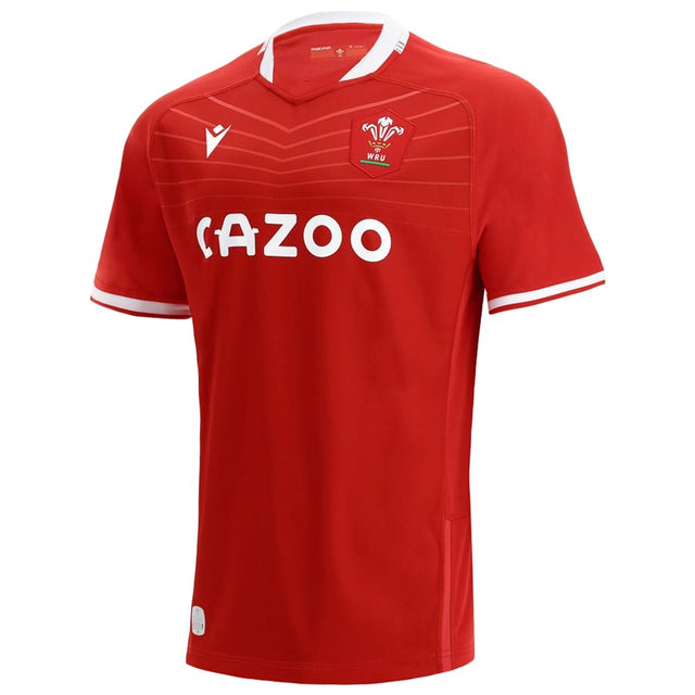 2021-2022 Wales Home Poly Rugby Shirt (Kids)_0
