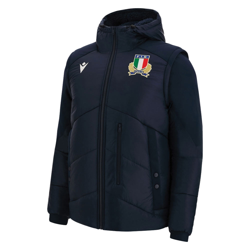 2022-2023 Italy Official Padded Bomber Jacket (Navy)_1