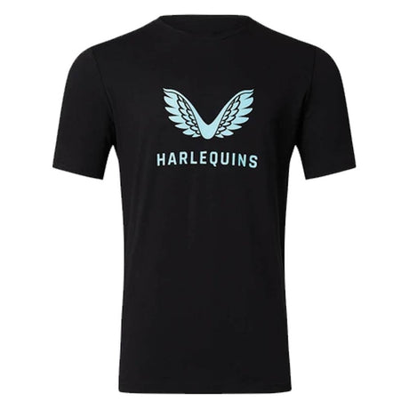 2022-2023 Harlequins Logo Tee (Black)_1