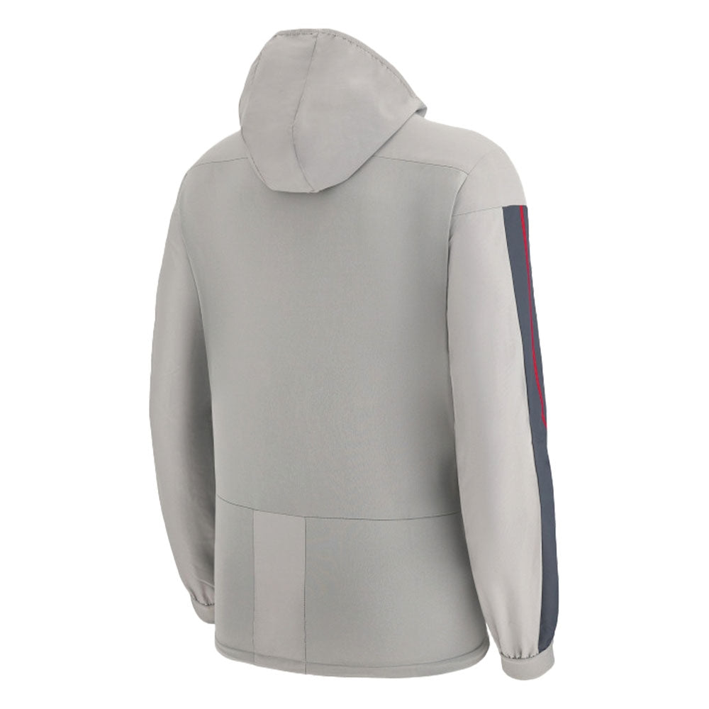 2022-2023 Wales Rugby Travel Full Zip Track Top (Grey)_1