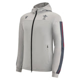 2022-2023 Wales Rugby Travel Full Zip Track Top (Grey)_1