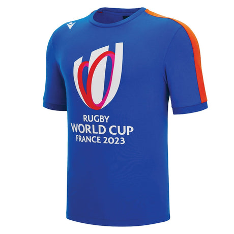 Macron RWC 2023 Rugby World Cup Cotton Tee (Blue)_1