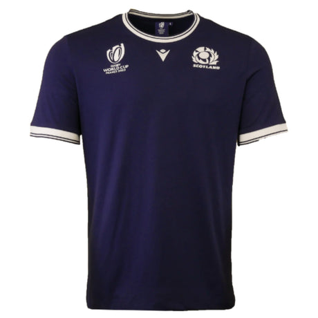 Scotland Mens RWC 2023 Cotton T-Shirt - Navy_1