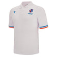 RWC 2023 Rugby World Cup Cotton Piquet Polo Shirt (White)_1