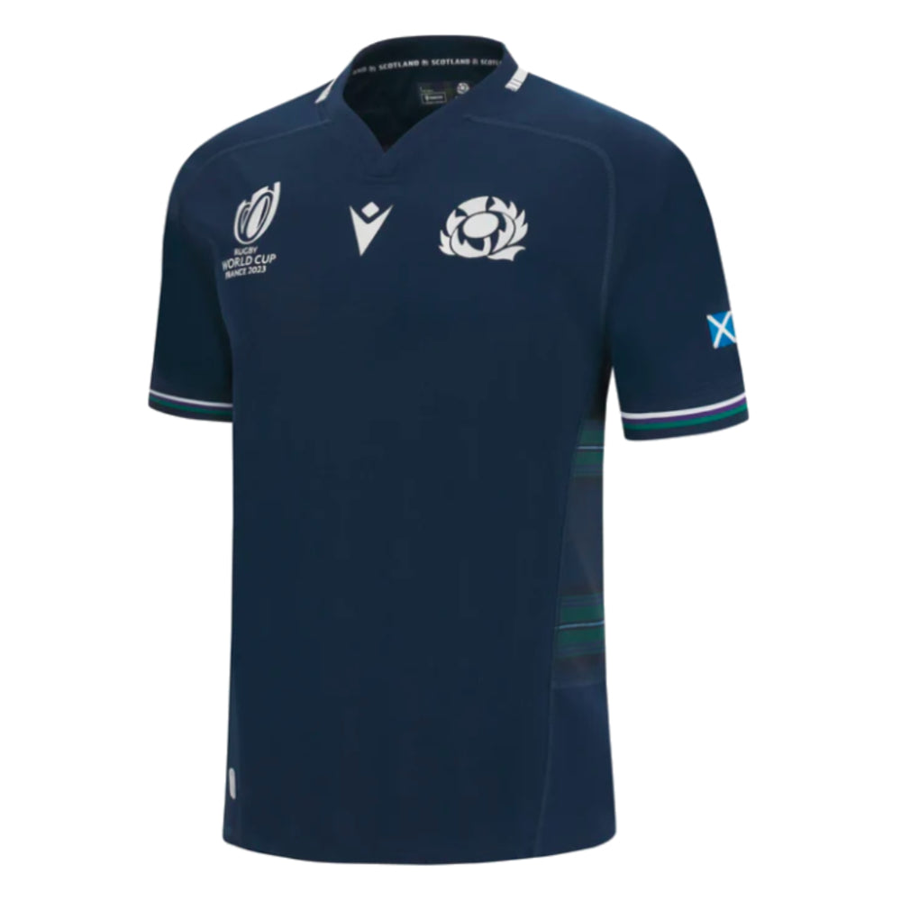 Scotland RWC 2023 Home Replica Rugby Shirt (Your Name)_4