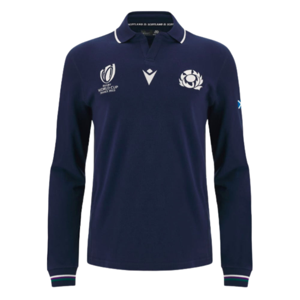 Scotland RWC 2023 Classic Home Rugby Shirt - Long Sleeve_1