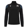 2023-2024 Scotland Rugby Half Zip Travel Fleece (Black)_1