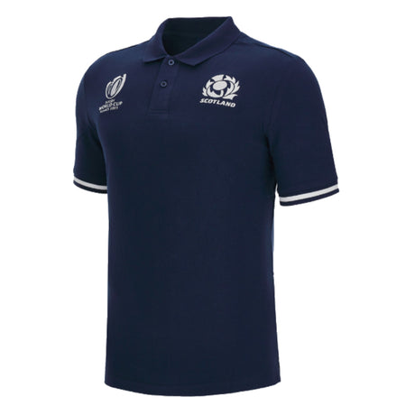 Scotland RWC 2023 Rugby Polo Shirt (Navy) - Kids_1