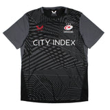2023-2024 Saracens SS Training Tee (Black)_1