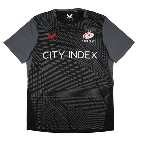 2023-2024 Saracens SS Training Tee (Black)_1
