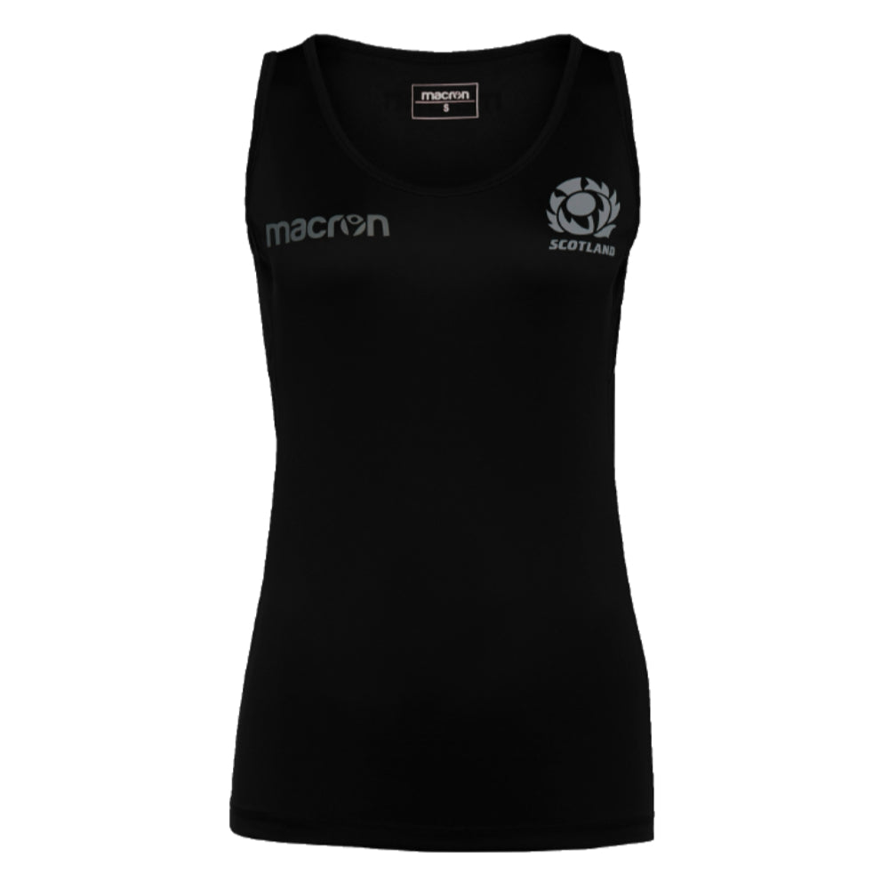 2023-2024 Scotland Rugby Training Singlet (Black) - Ladies_1