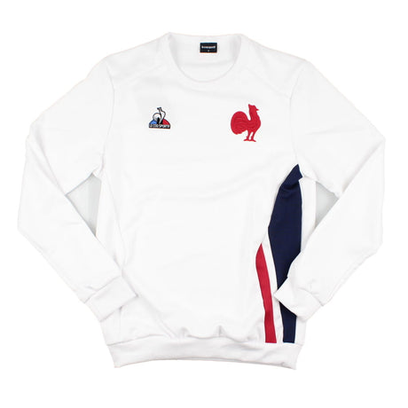2023-2024 France Rugby Presentation Crew Sweat (White)_1