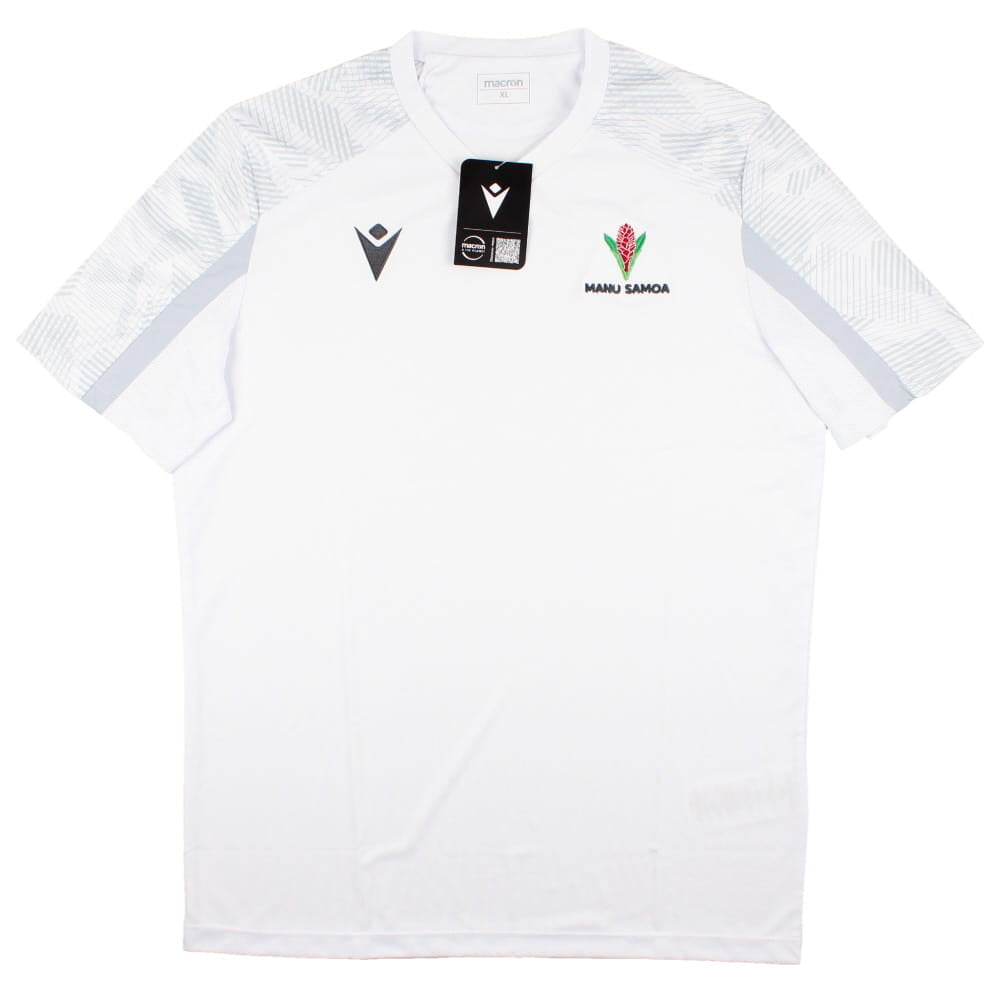 2023-2024 Samoa Rugby Poly Dry Shirt (White)_1