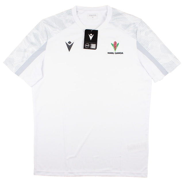 2023-2024 Samoa Rugby Poly Dry Shirt (White)_1