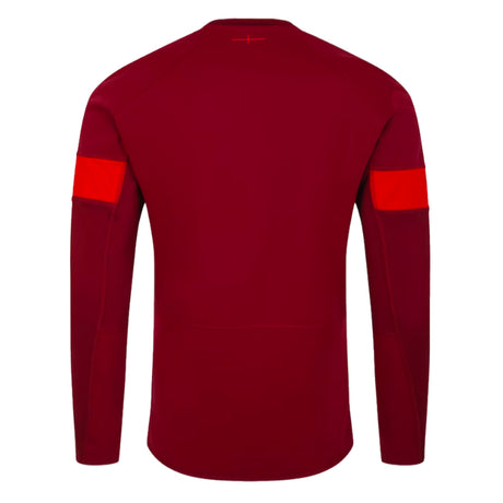 2023-2024 England Rugby Contact Drill Top (Flame Scarlet)_1