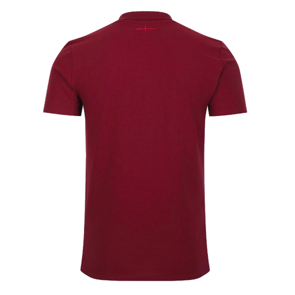 2023-2024 England Rugby CVC Polo (Tibetan Red)_1