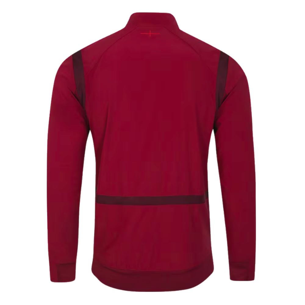 2023-2024 England Rugby Presentation Jacket (Tibetan Red)_1