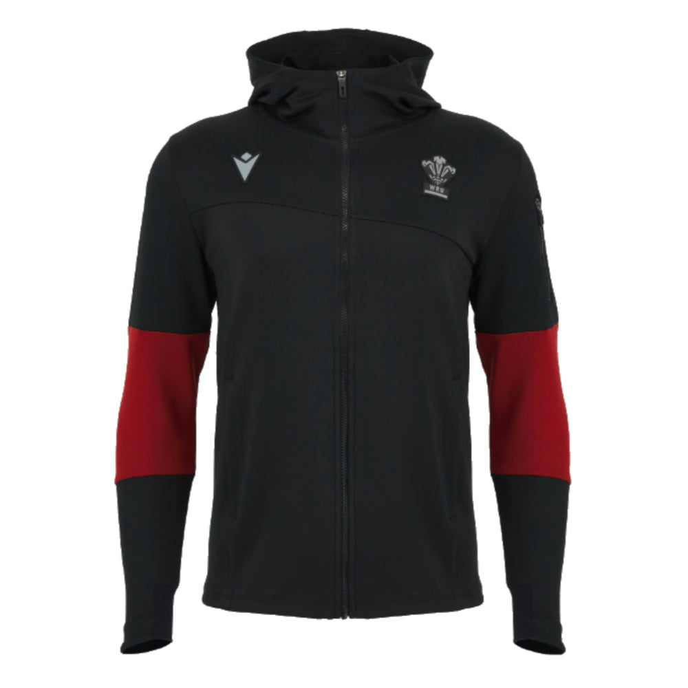 2023-2024 Wales Rugby WRU Athleisure Hoody (Black)_1
