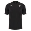 2023-2024 Wales Rugby Travel Cotton Shirt (Black)_1