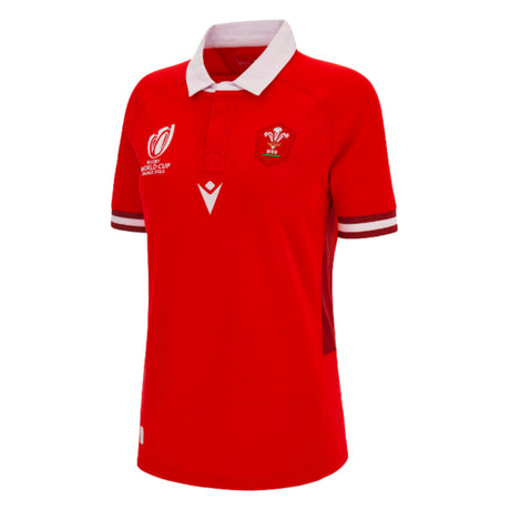Wales RWC 2023 WRU Home Rugby Shirt (Ladies) (North 14)_4