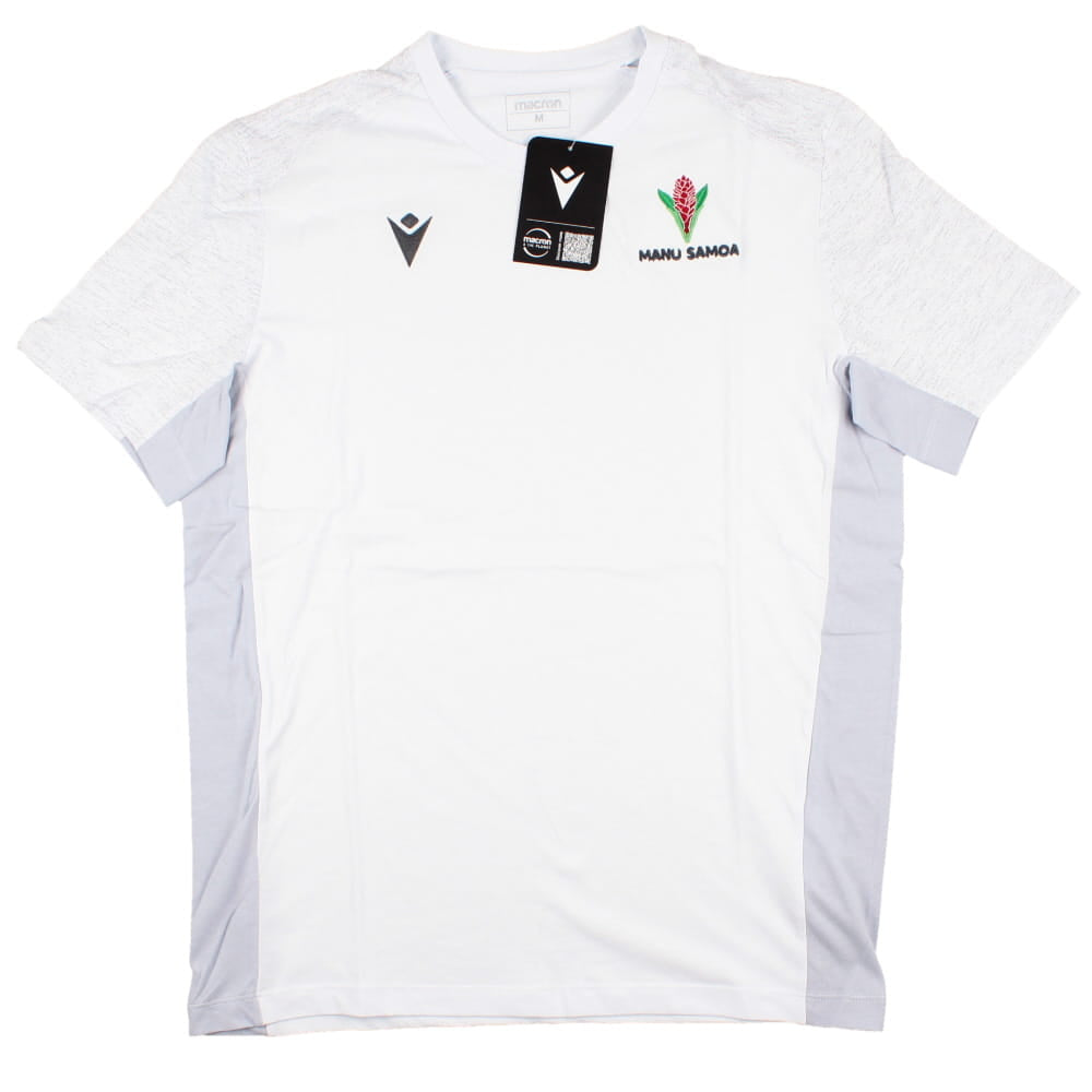 2023-2024 Samoa Rugby Travel Cotton Shirt (White)_1