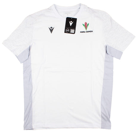 2023-2024 Samoa Rugby Travel Cotton Shirt (White)_1