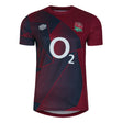 2023-2024 England Rugby Warm Up Jersey (Tibetan Red)_1