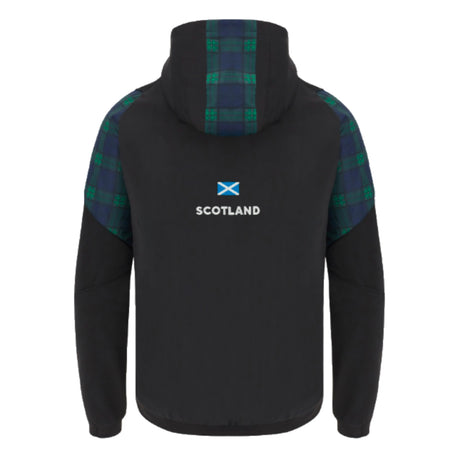 2023-2024 Scotland Rugby Travel Full Zip Hoodie (Black) - Kids_1