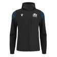 2023-2024 Scotland Rugby Travel Full Zip Hoodie (Black) - Kids_1