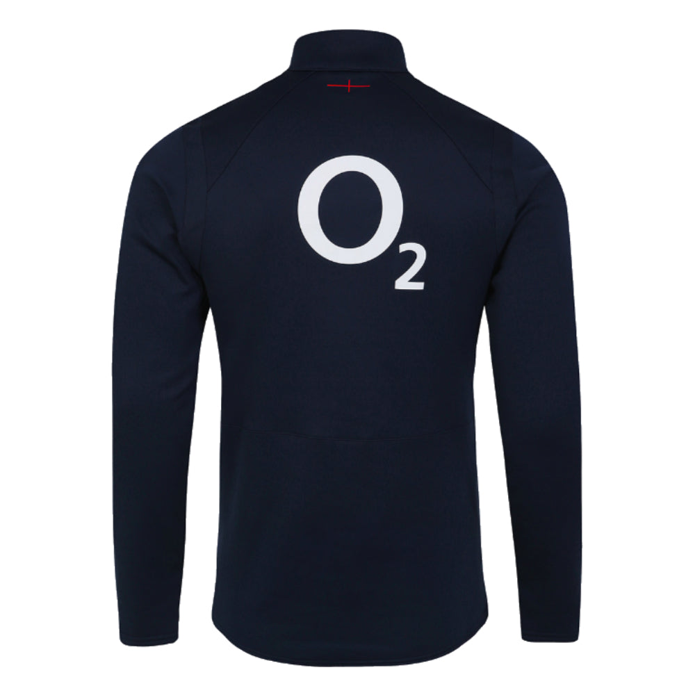 2023-2024 England Rugby 1/2 Zip Fleece (Navy Blazer)_1